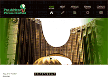 Tablet Screenshot of panafricanforumltd.com